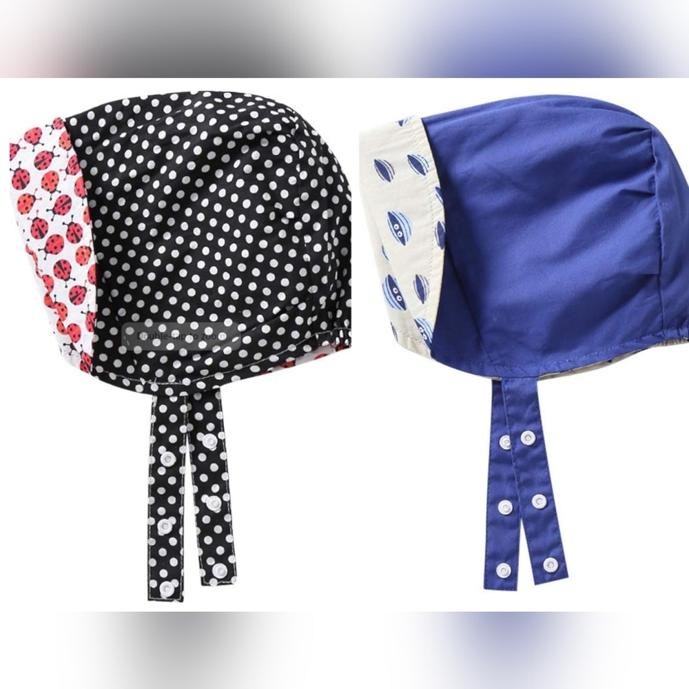 Small 0-3 Months Baby Bonnet Reversible
